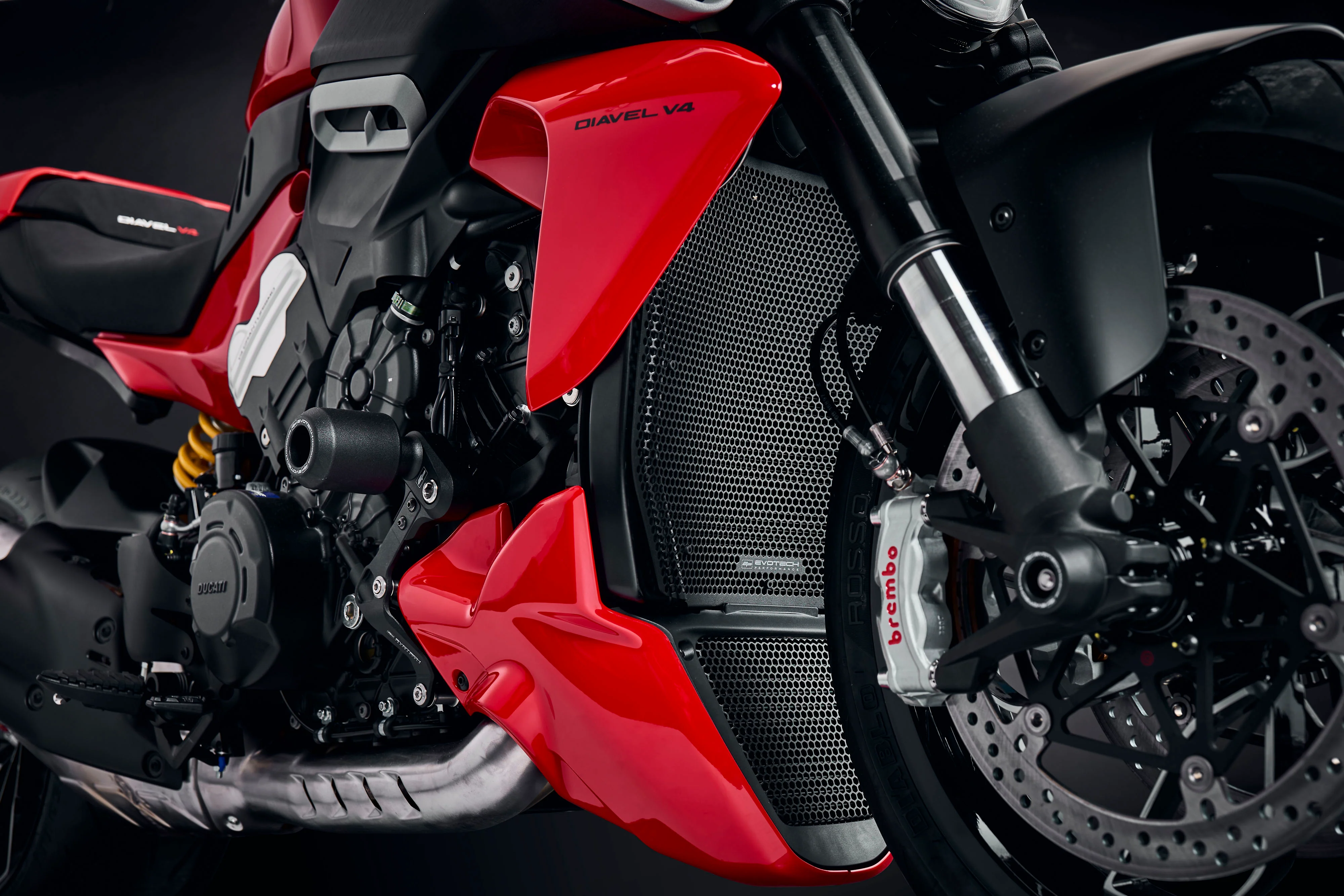 Evotech Ducati Diavel V4 Radiator and Oil Cooler Guard Set (2023+) - Image 4