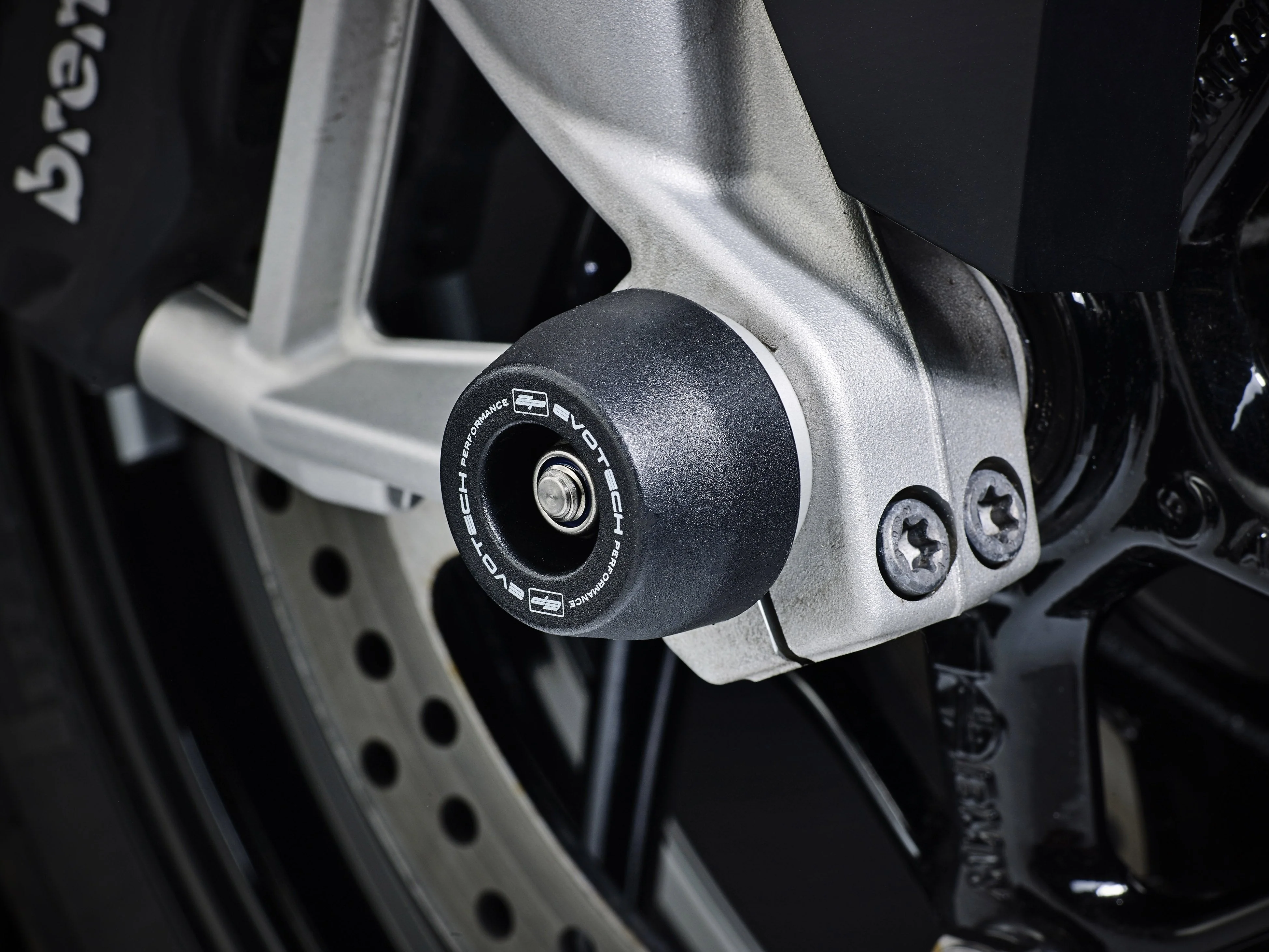 Evotech Front Spindle Bobbins - BMW R 1300 GS Triple Black (2024+) - Image 2