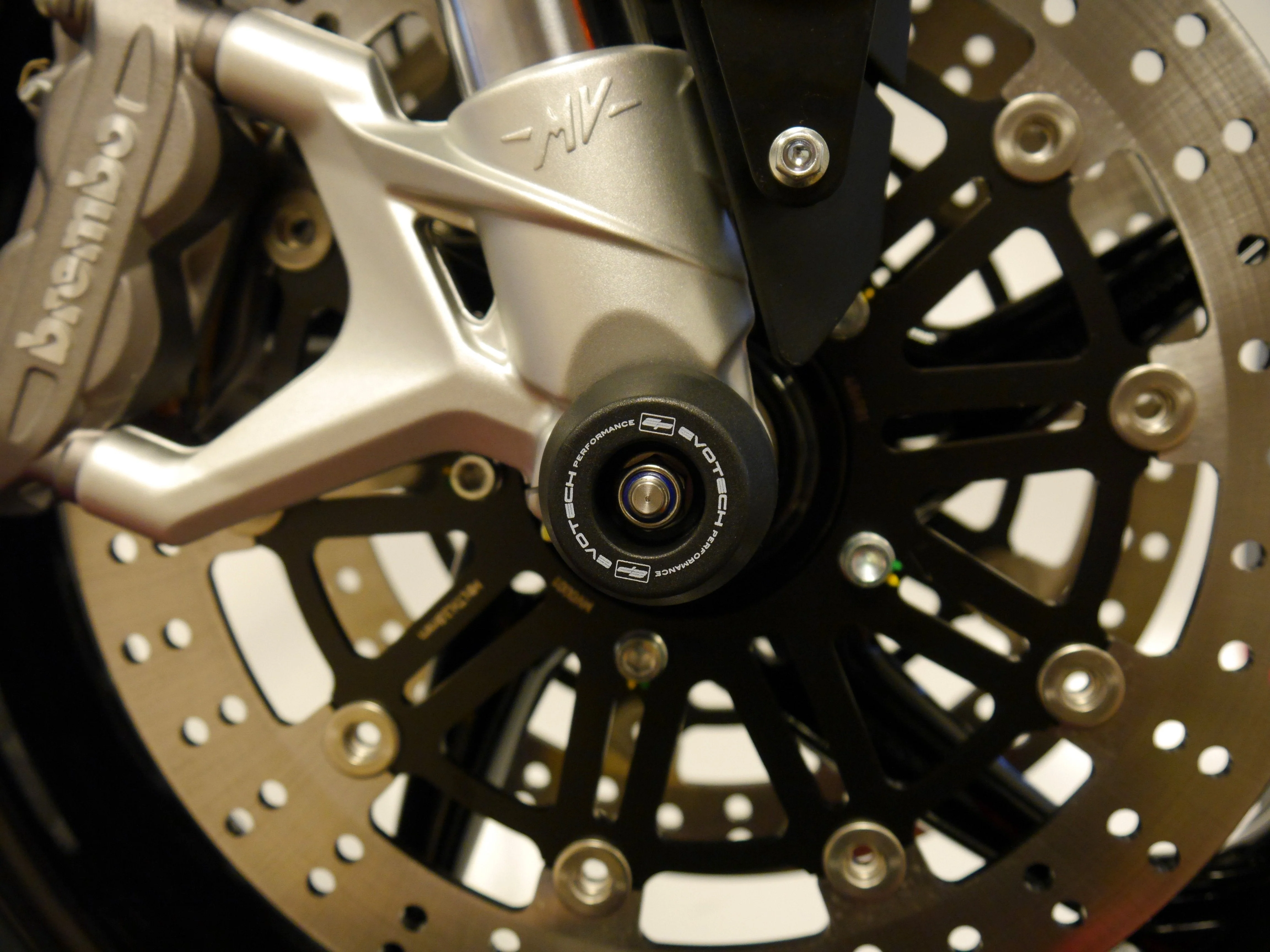 Evotech Front Spindle Bobbins - MV Agusta Dragster RC SCS (2022+) - Image 3