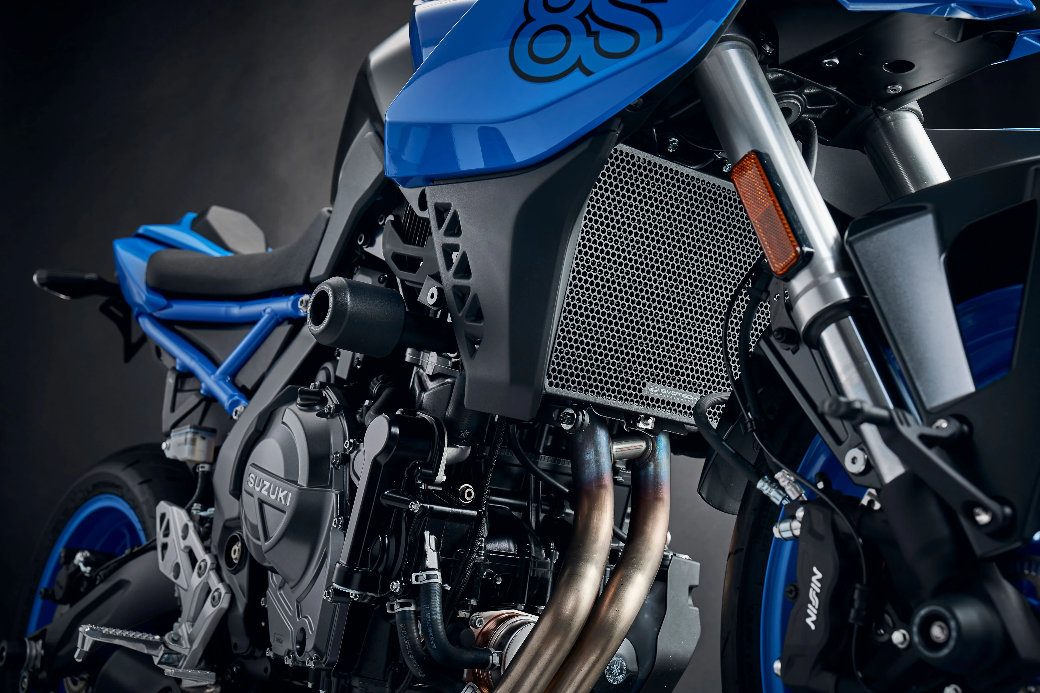 Evotech Radiator Guard - Suzuki GSX-8S (2023+) - Image 3