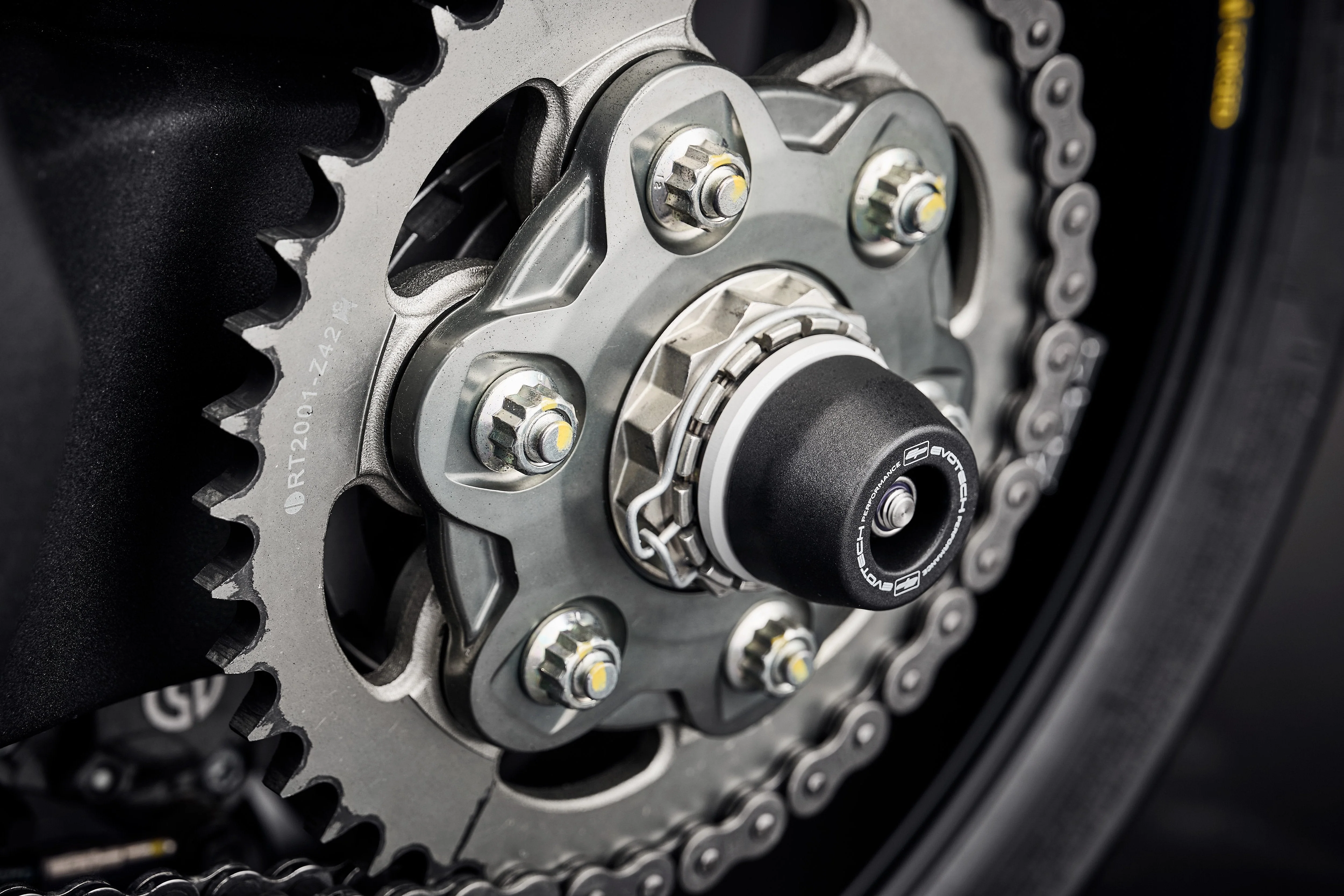 Evotech Rear Spindle Bobbins - Ducati Streetfighter V4 SP2 (2023 - 2024) - Image 3