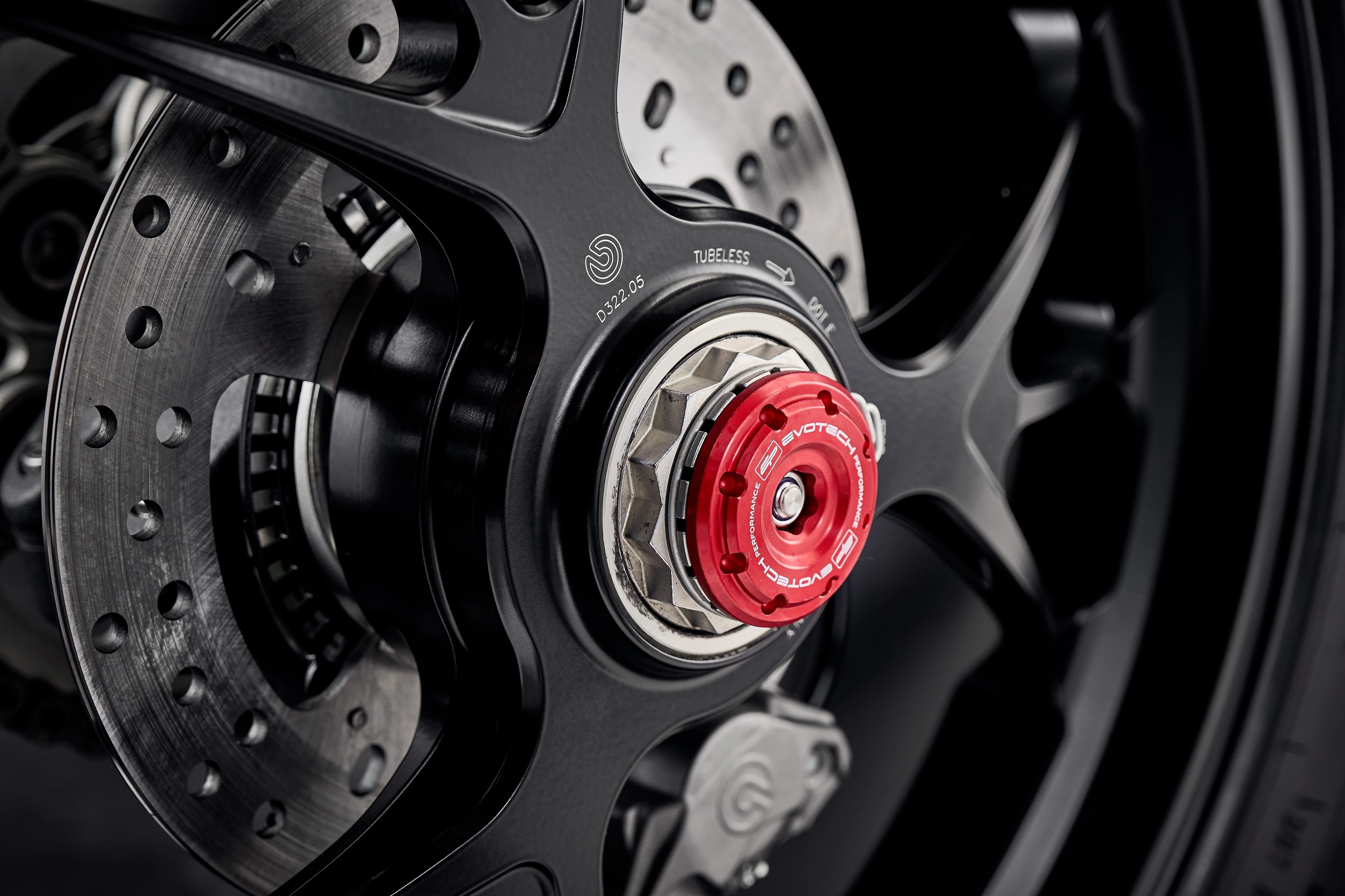 Evotech Rear Spindle Bobbins - Ducati Streetfighter V4 SP2 (2023 - 2024) - Image 4