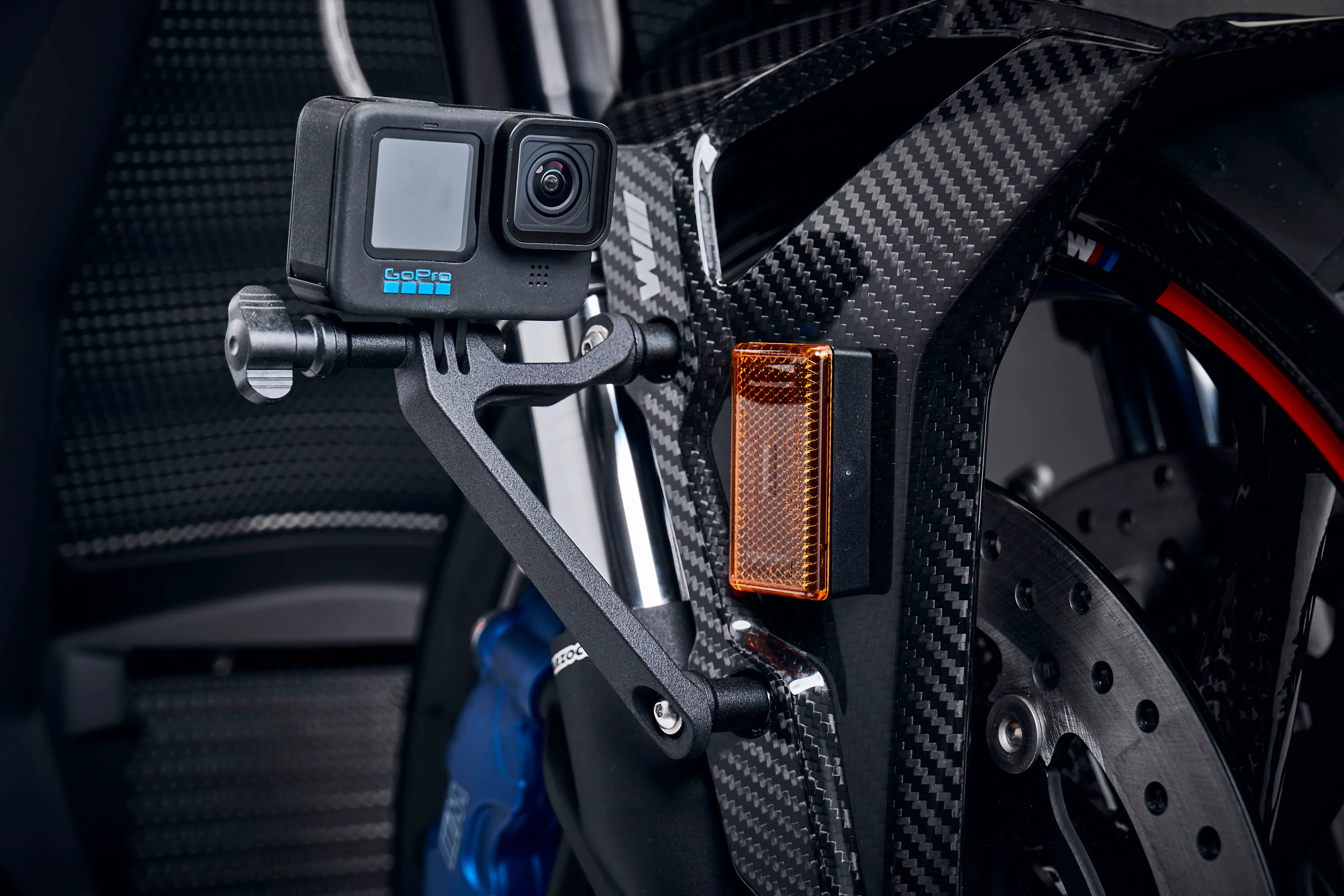 Evotech Action / Safety Camera Front Mudguard Mount - BMW M 1000 R (2023 - 2024) - Image 2