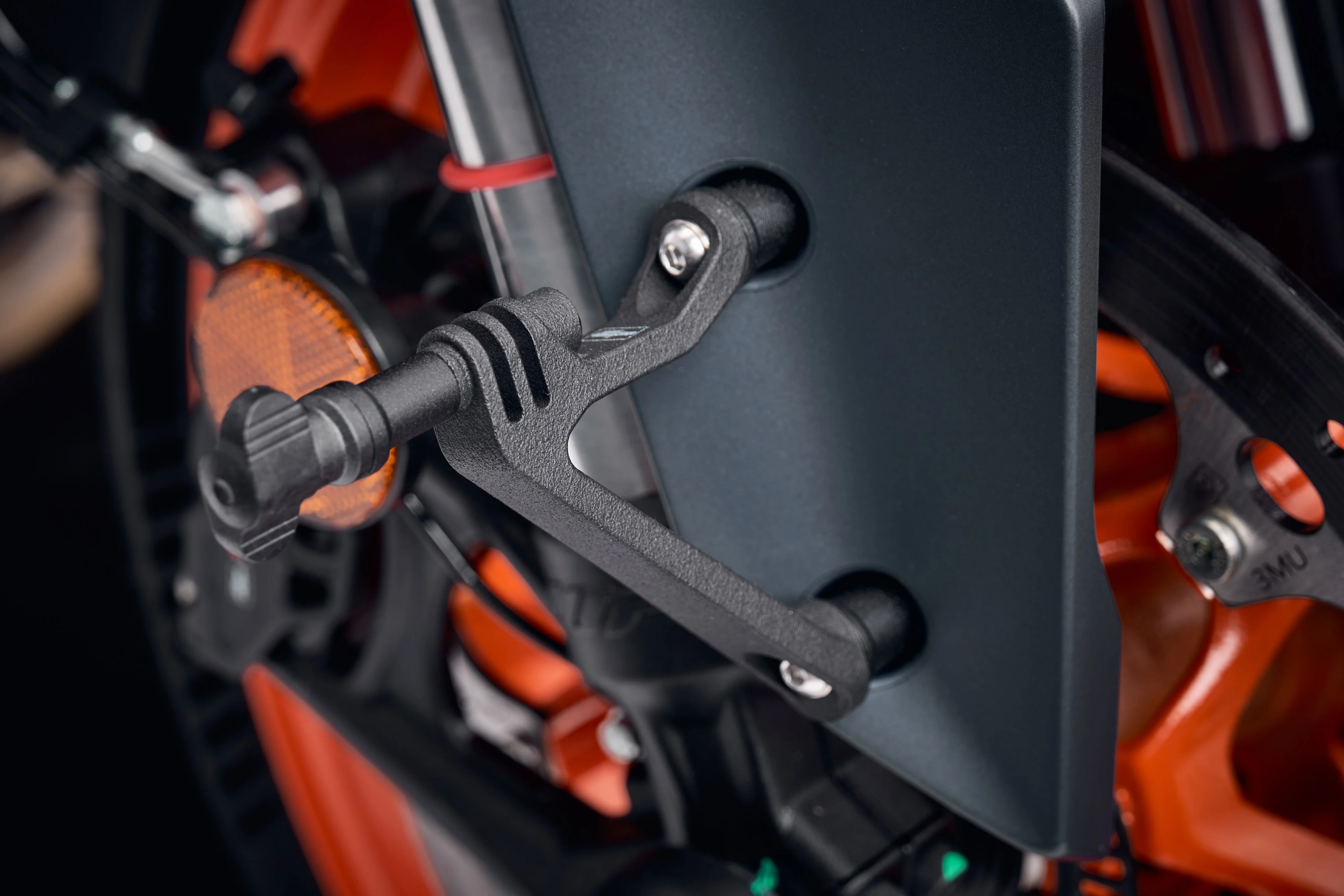 Evotech Action / Safety Camera Front Mudguard Mount - KTM 390 Duke (2024+) - Image 2