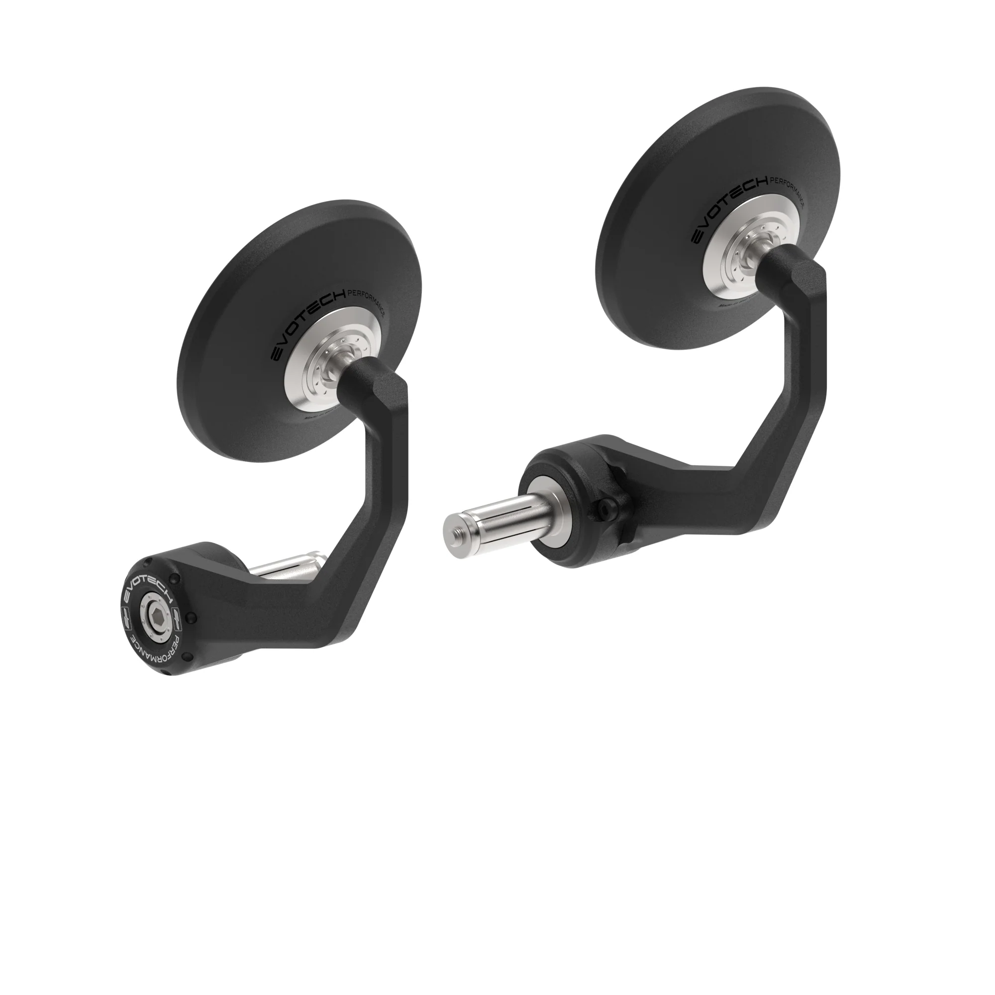 Evotech Bar End Mirrors (Retro) - Ducati Hypermotard 950 RVE (2020+) - Image 2
