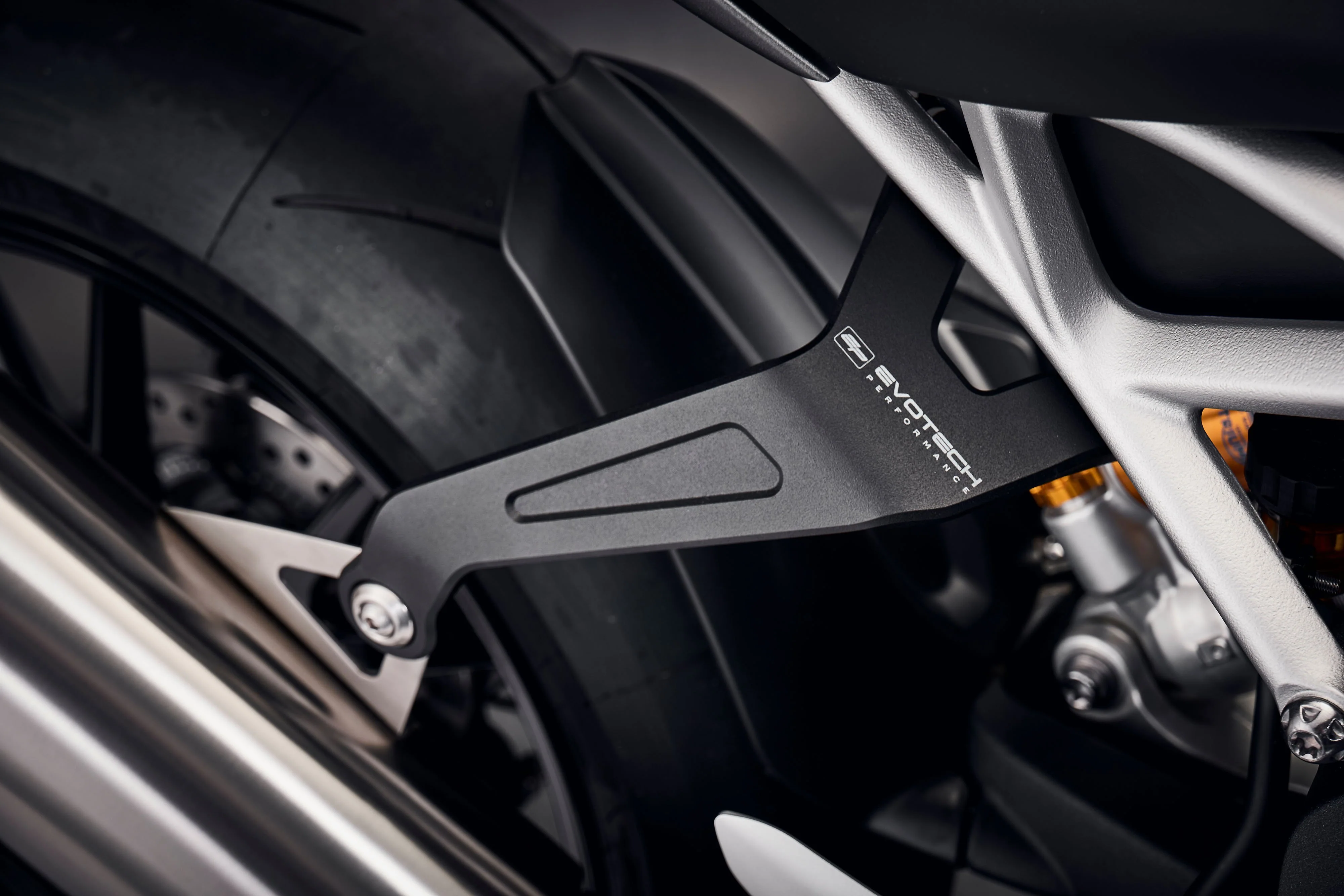 Evotech Exhaust Hanger (Black) - Triumph Speed Triple 1200 RS (2025+) - Image 5