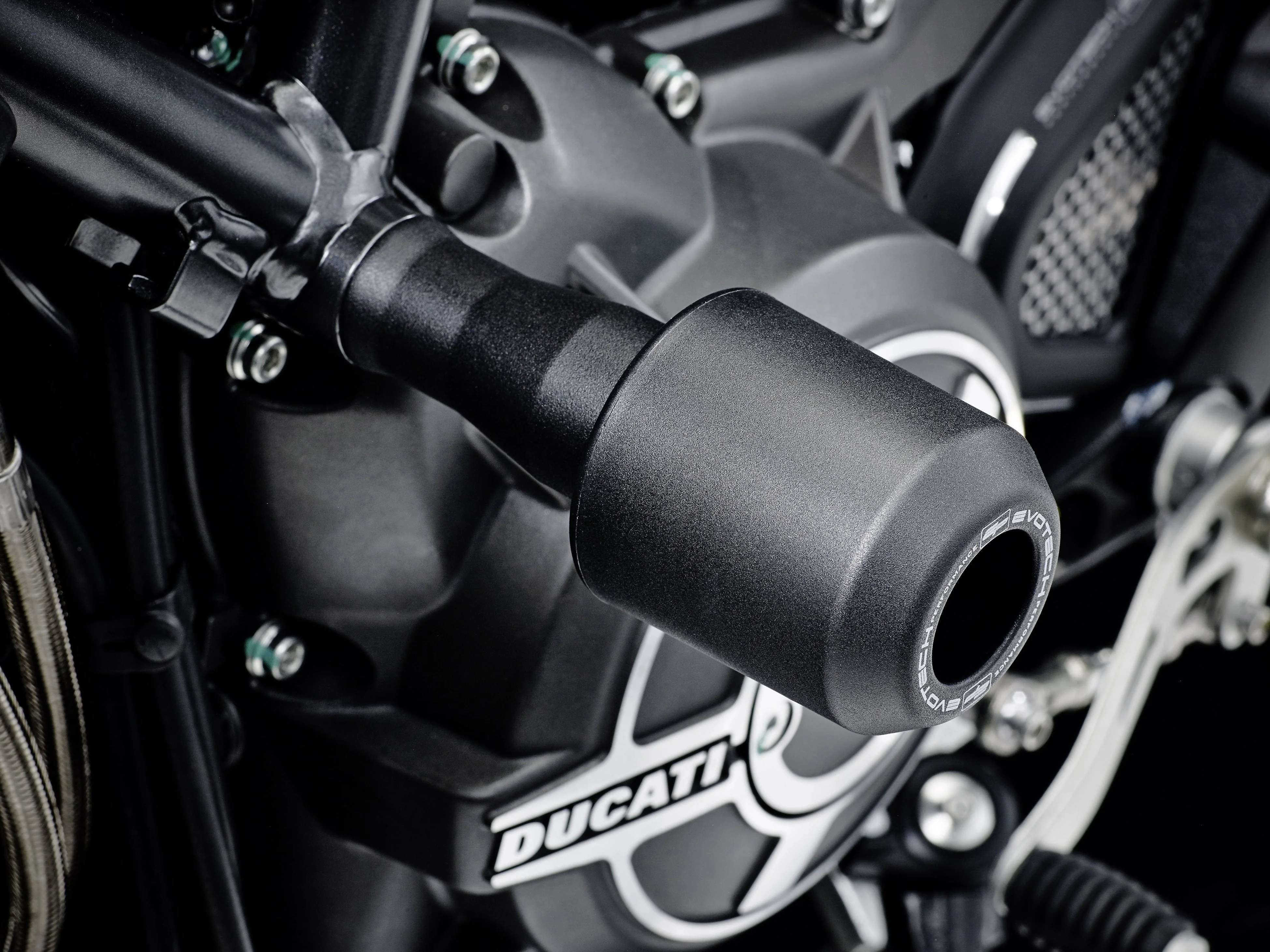 Evotech Crash Protection Bobbins - Ducati Scrambler Nightshift (2026+) - Image 2