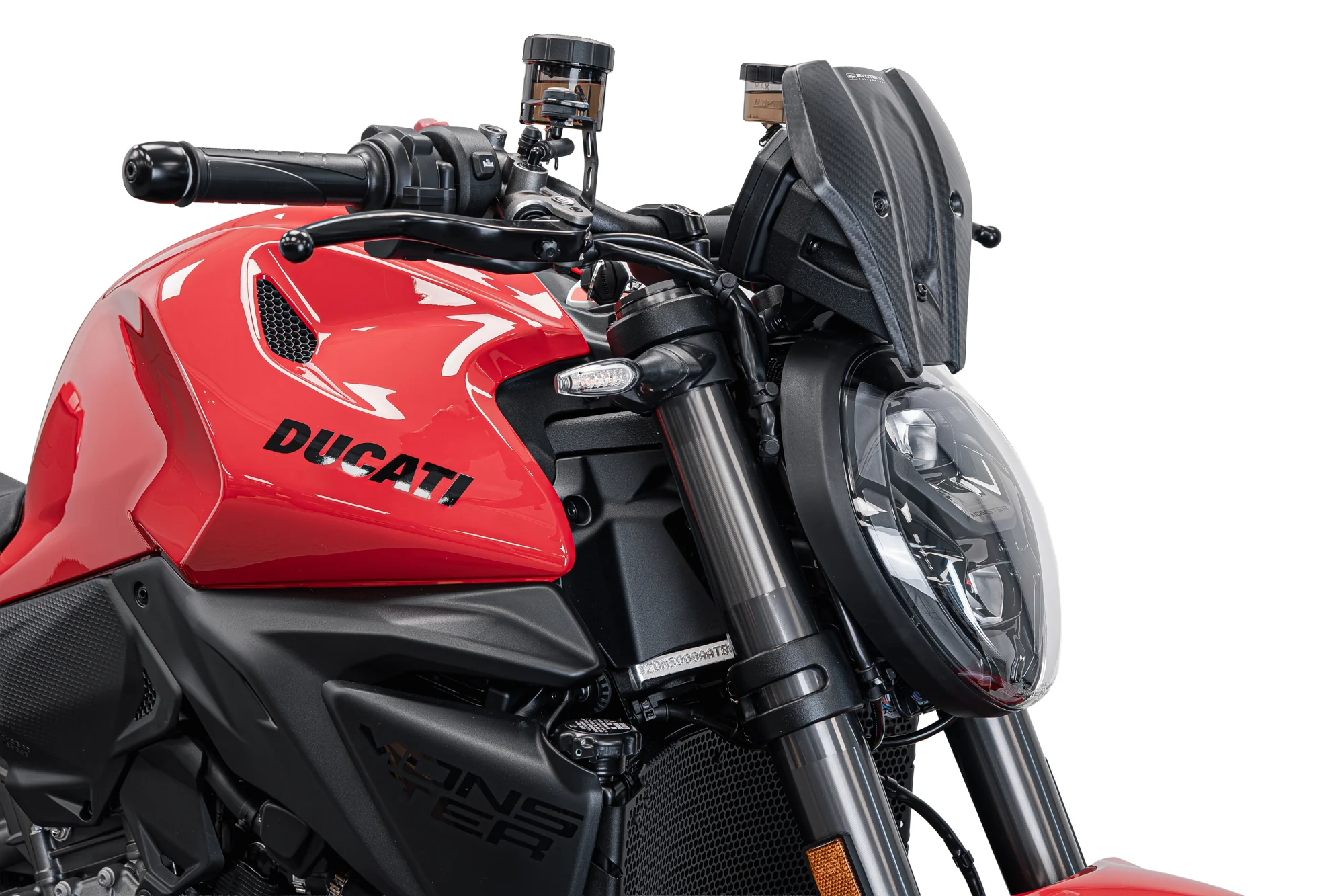 Evotech Fly Screen - Ducati Monster V2 (2026+) (Carbon Fibre) - Image 3