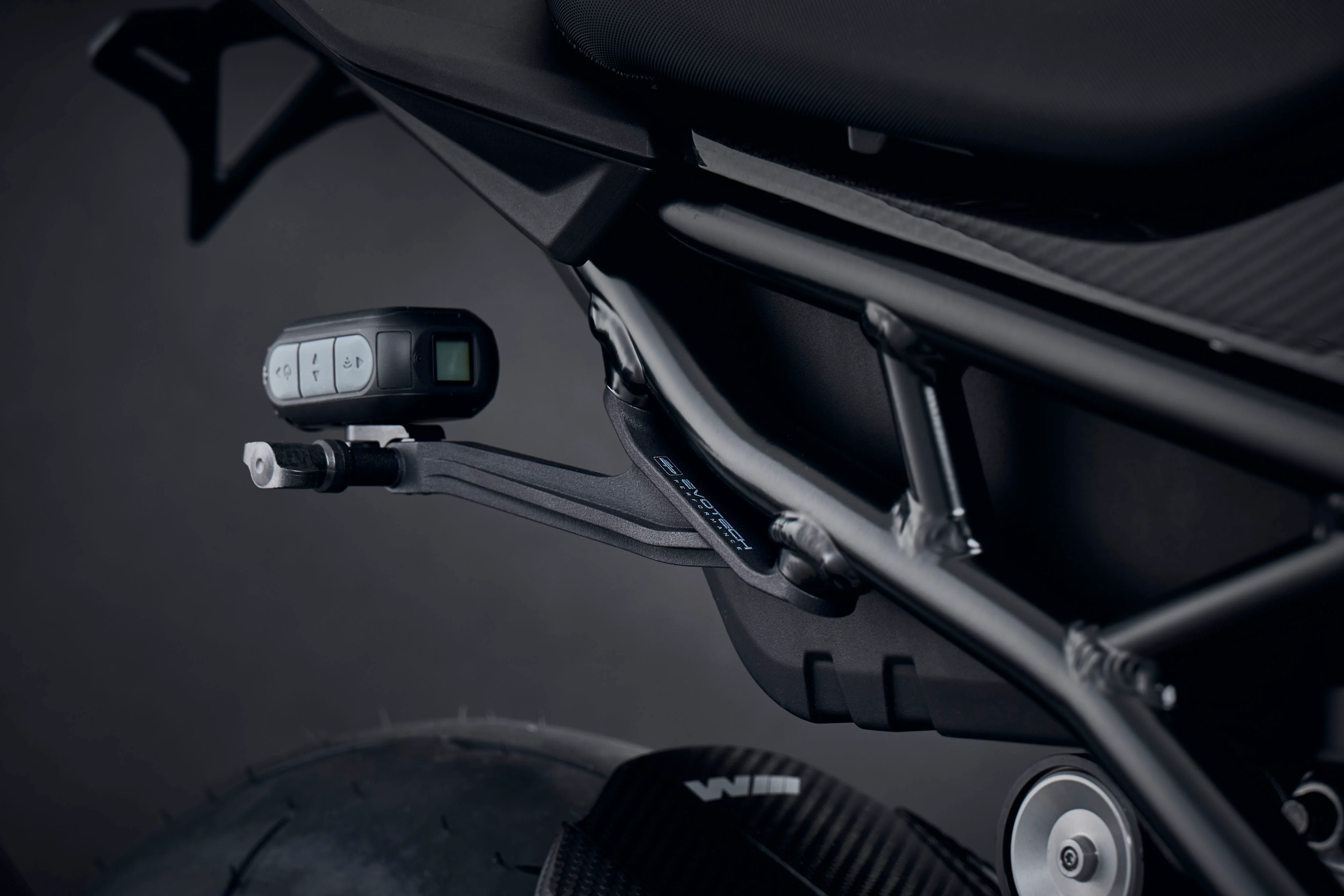 Evotech Footpeg Rear facing Action Camera Mount - BMW M 1000 RR (2025+) (Right-hand Side) - Image 2
