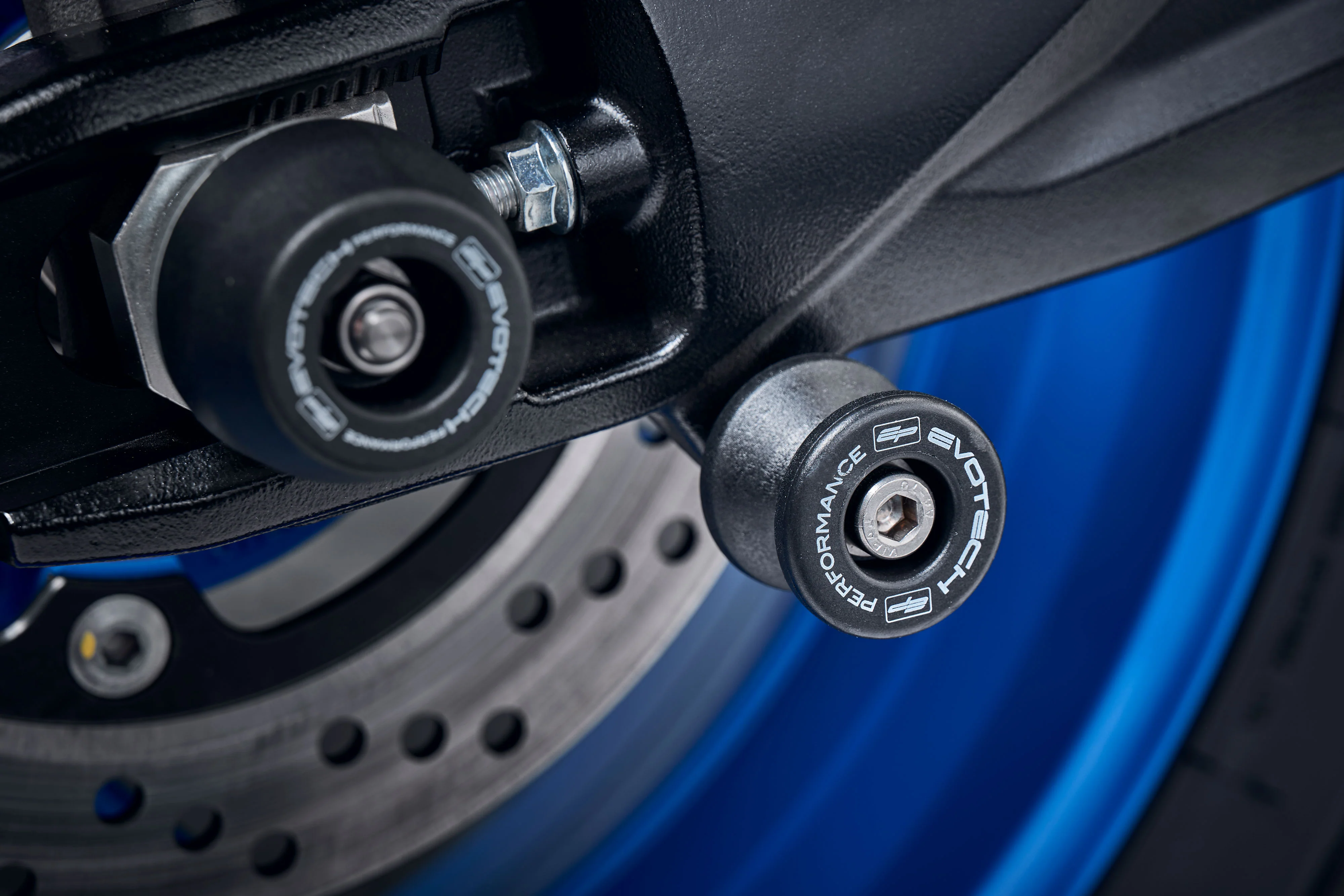 Evotech Paddock Stand Bobbins - Suzuki GSX-8S (2023+) - Image 3