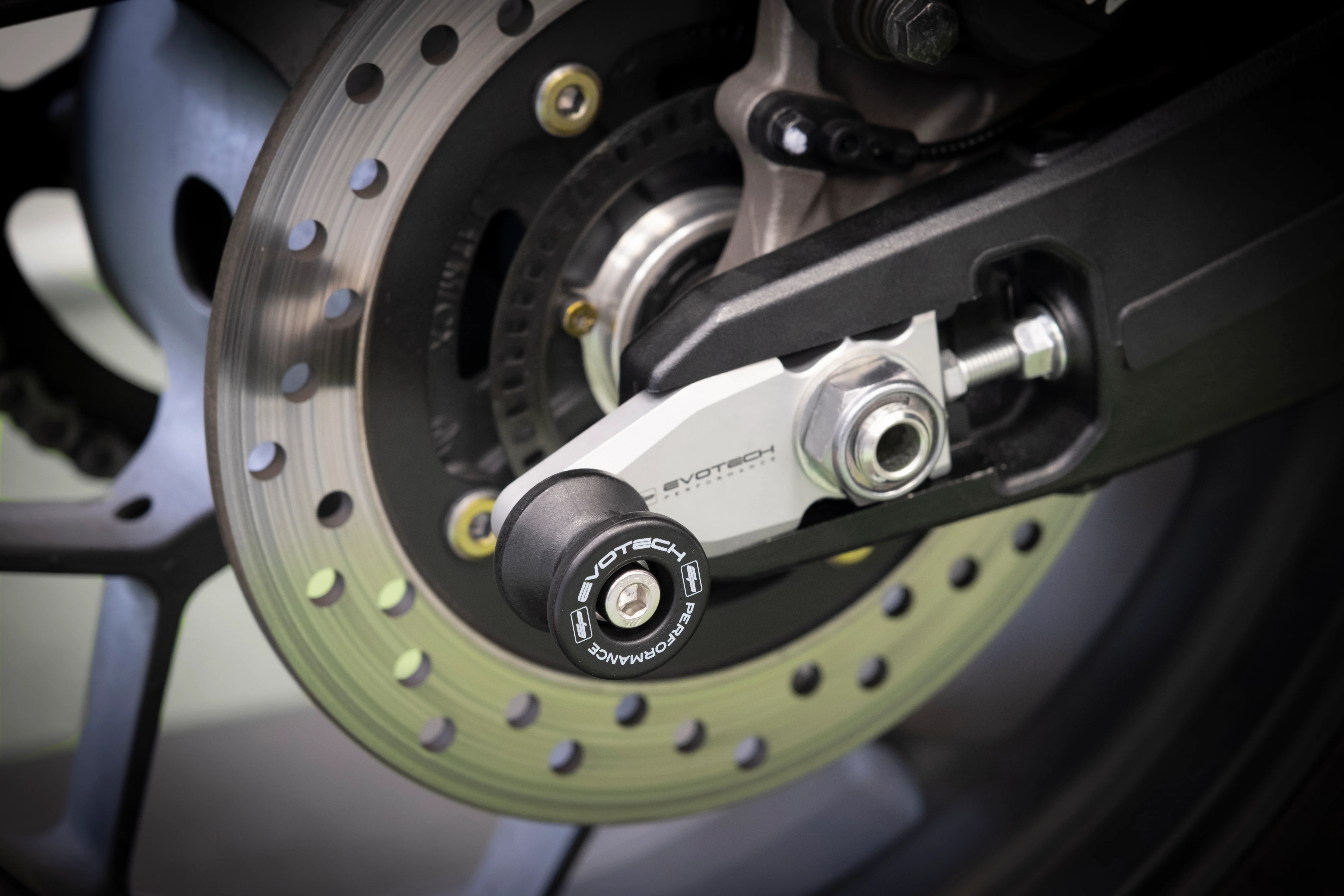Evotech Paddock Stand Chain Adjuster Blocks - Honda CBR650R (2024+) - Image 5