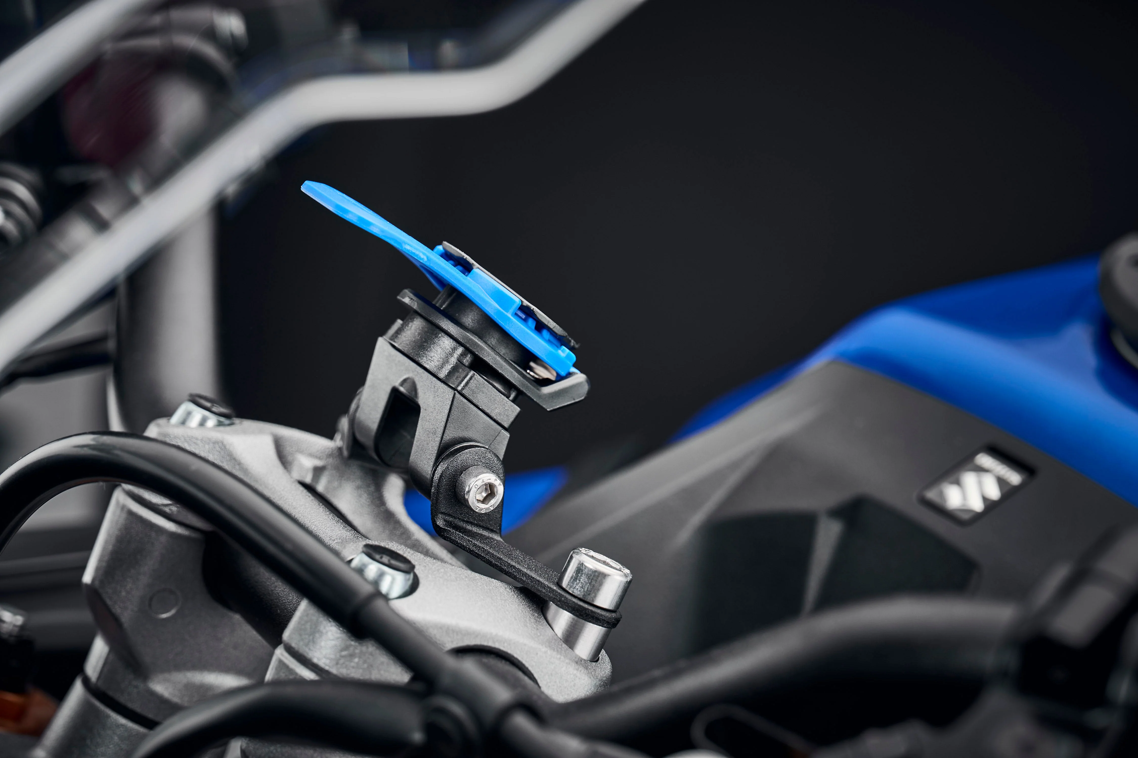 Evotech Quad Lock Compatible Handlebar Clamp Mount - Suzuki GSX-S1000GX (2024+) - Image 3
