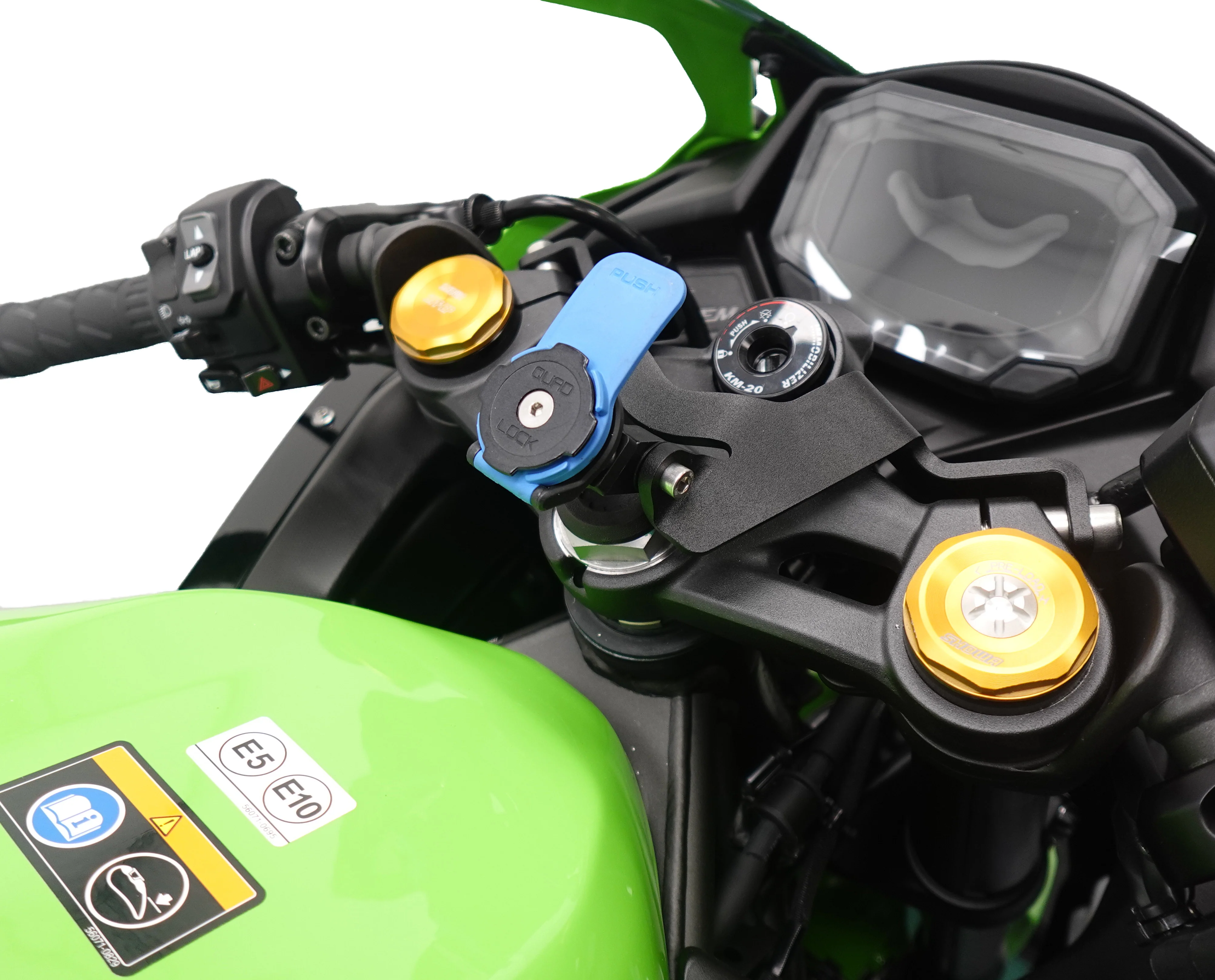 Evotech Quad Lock Compatible Mount - Kawasaki Ninja ZX-4R SE (2023+) - Image 3