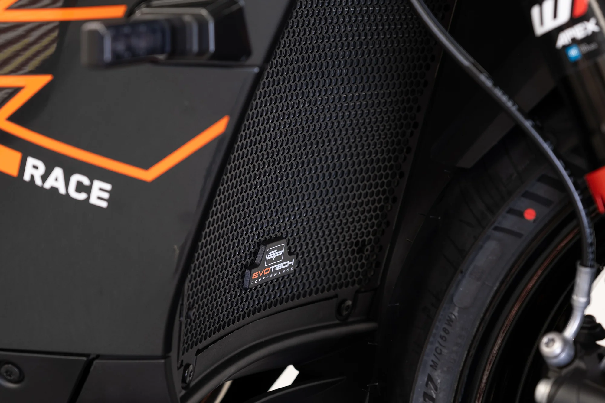 Evotech Radiator Guard (Black) - KTM 990 RC R (2026+) - Image 4
