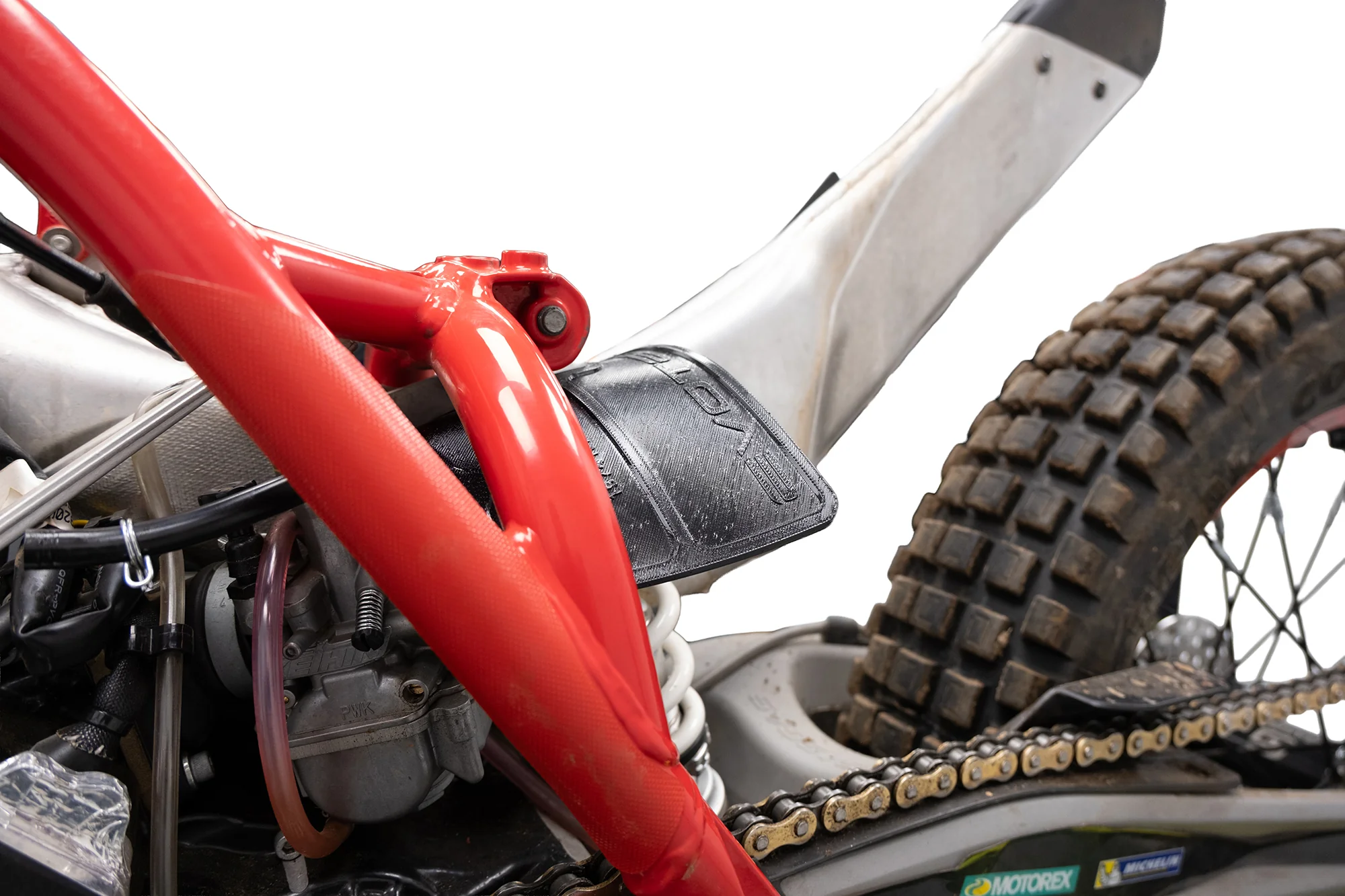 Evotech Rear Shock Mud Flap - Gas Gas TXT Racing 280 (2023+) - Image 3