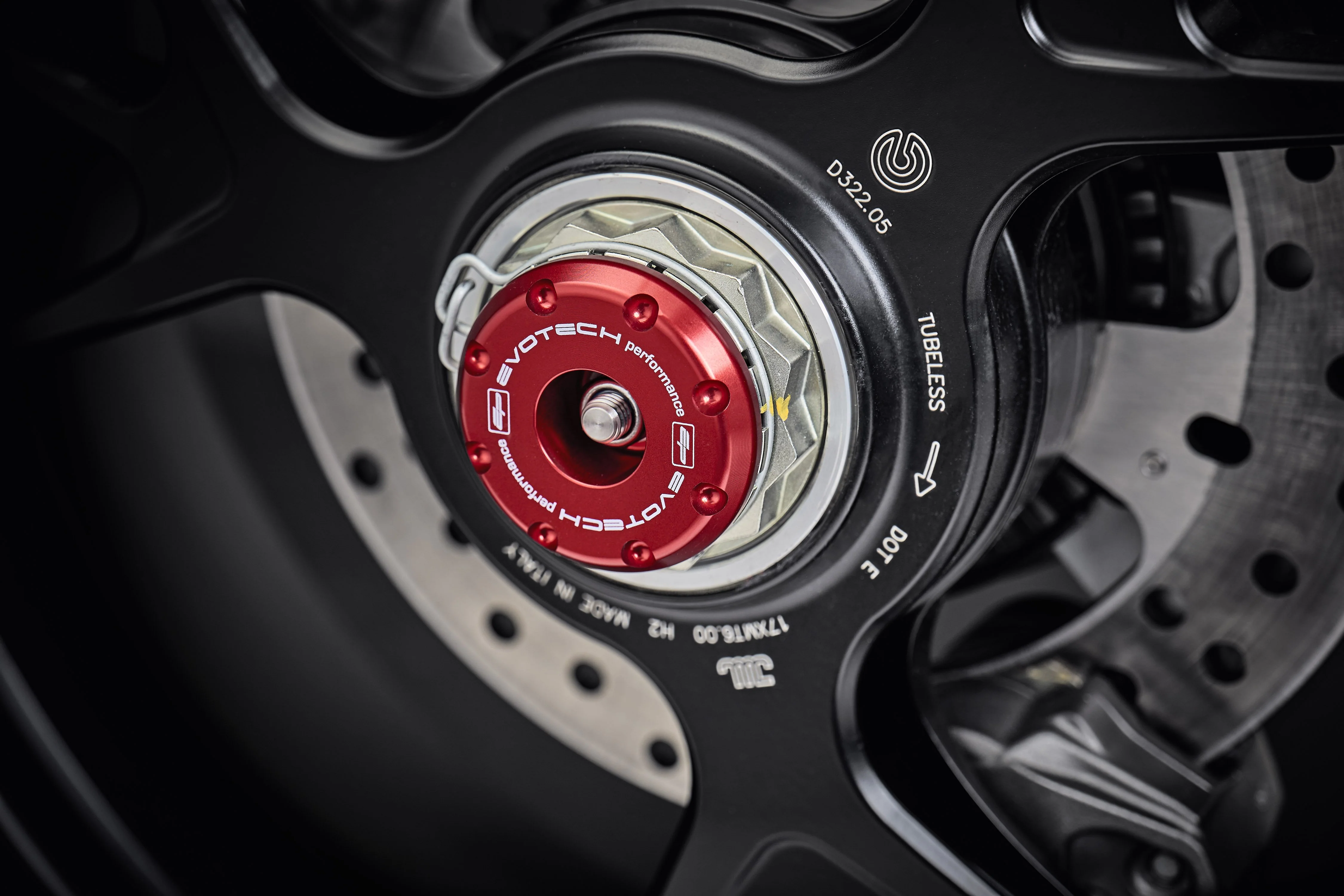 Evotech Spindle Bobbins Kit - Ducati Panigale V2 Superquadro Final Edition (2025+) - Image 4